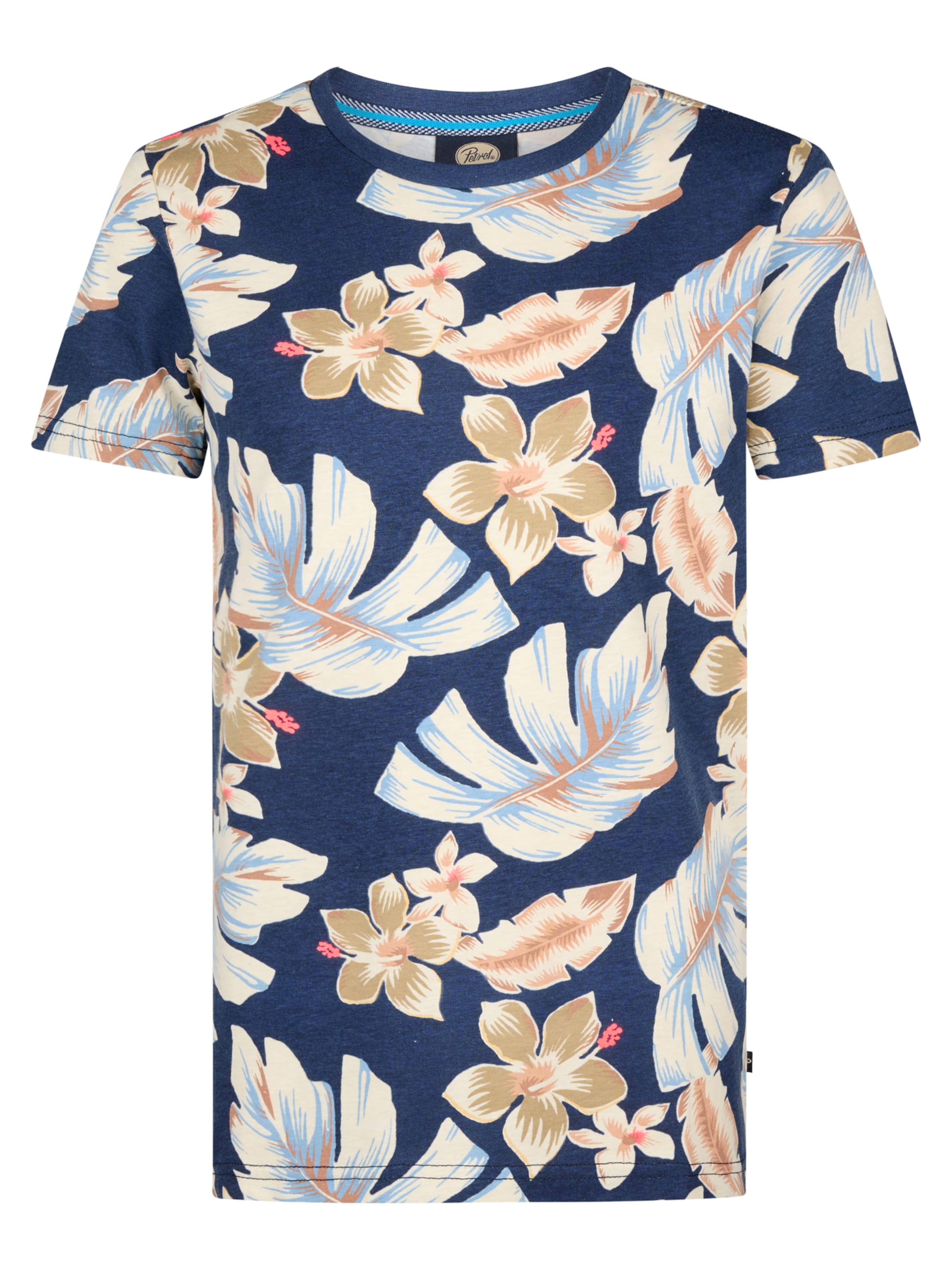 Petrol Industries Μπλουζάκι 'Fisherway' σε μπλε: μπροστά