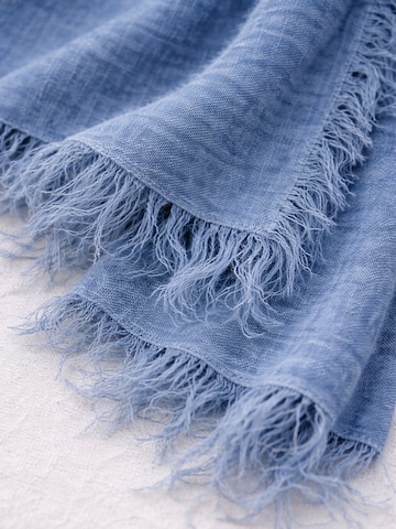 COLLEZIONE ALESSANDRO Scarf 'Schmeichler' in Blue