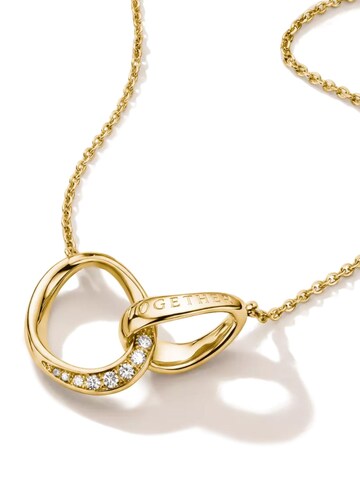Chaîne 'Vergoldete Together Halskette mit Zirkonia' Thomas Sabo en or