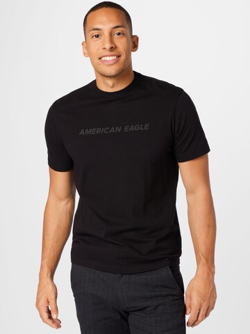 T-Shirt American Eagle en noir : devant