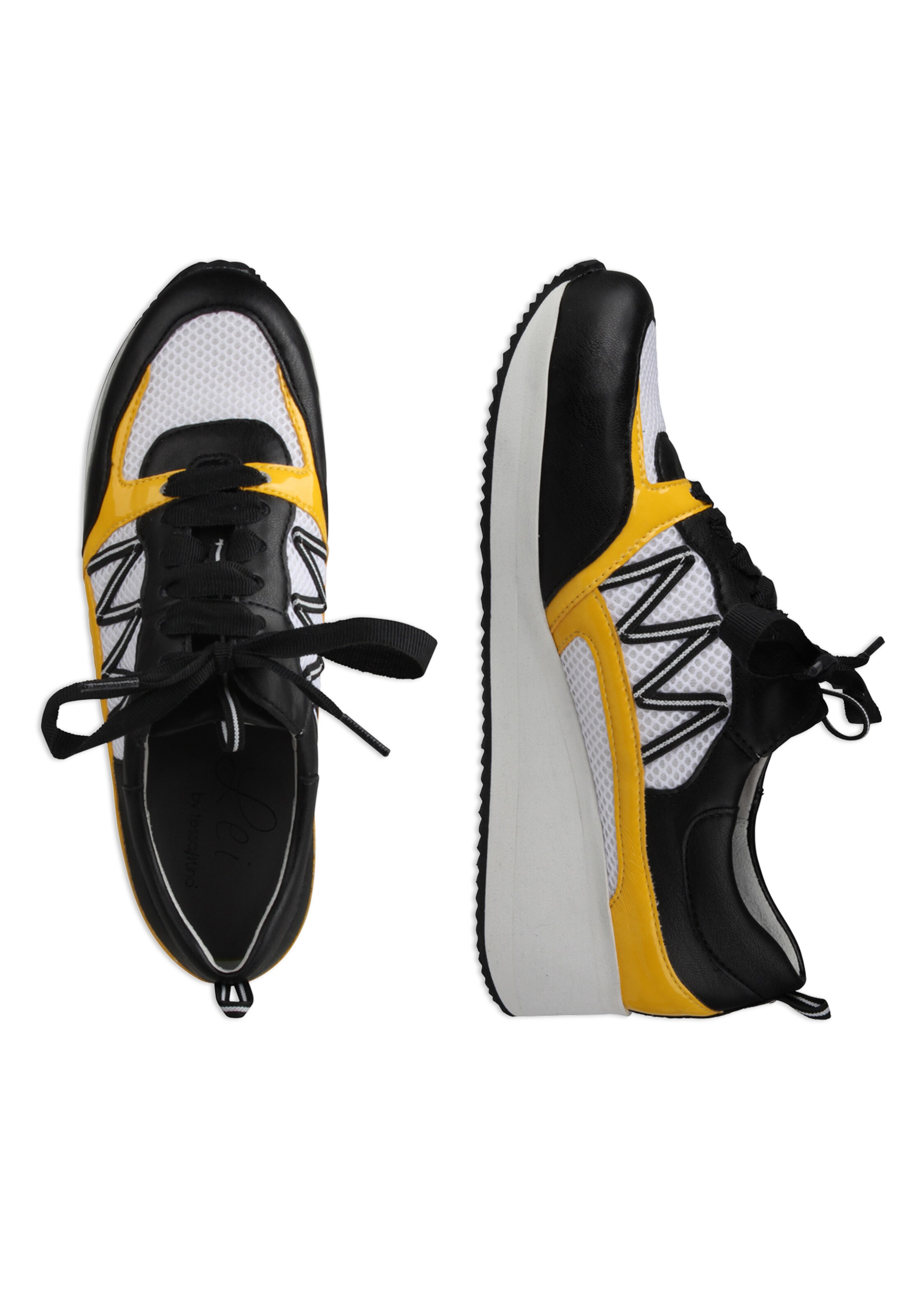 Lei by tessamino Platform trainers 'Nele' in Black