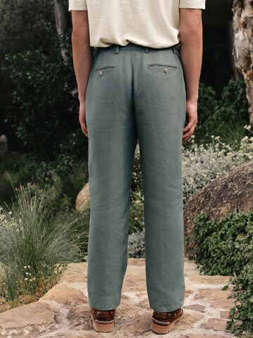 Regular Pantalon à pince 'N. Premium' Next en vert