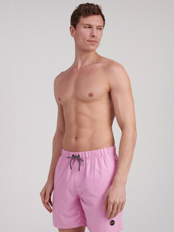 Shorts de bain Shiwi en rose : devant