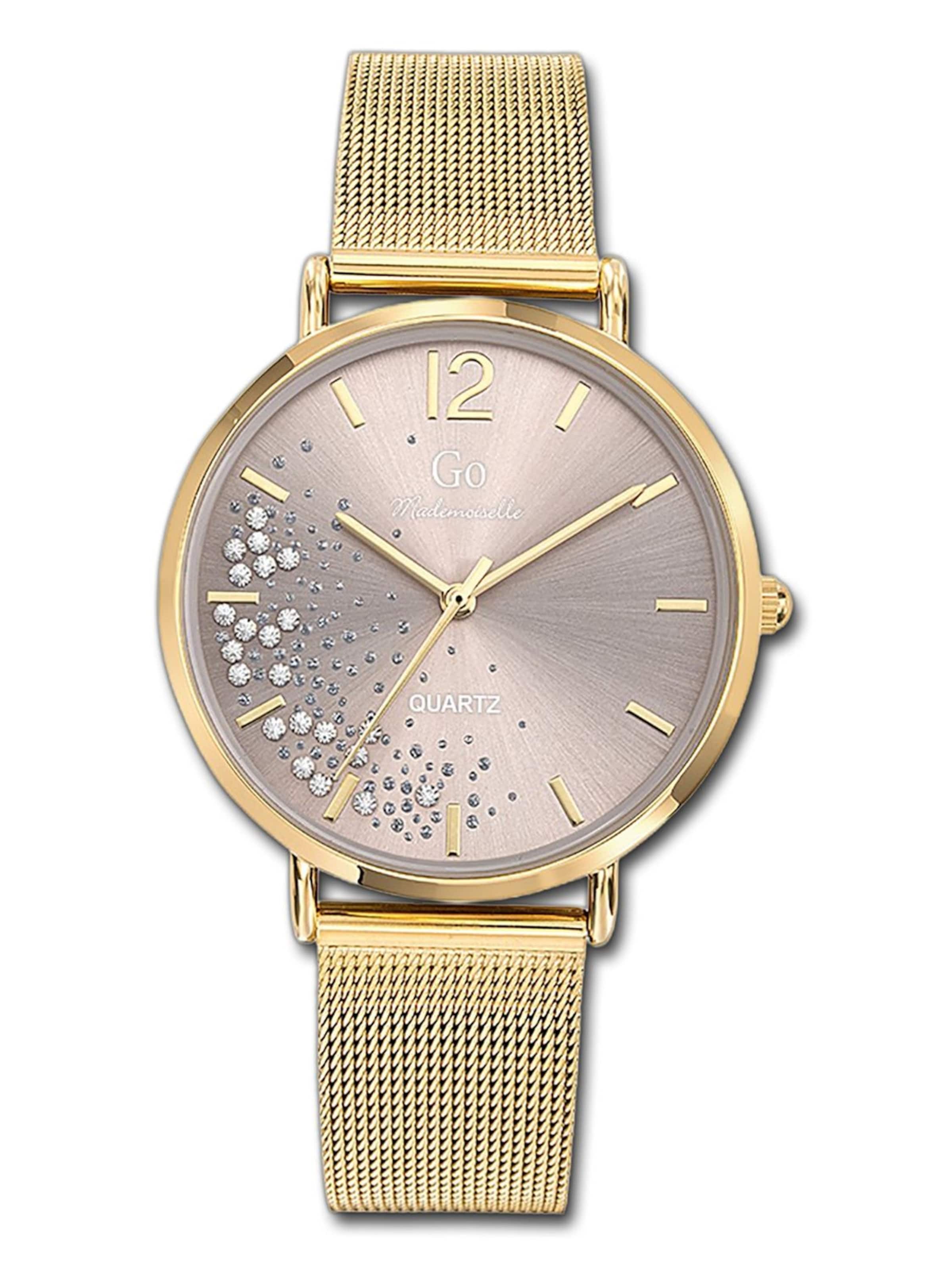 GO GirlOnly Analog Watch in Gold: front