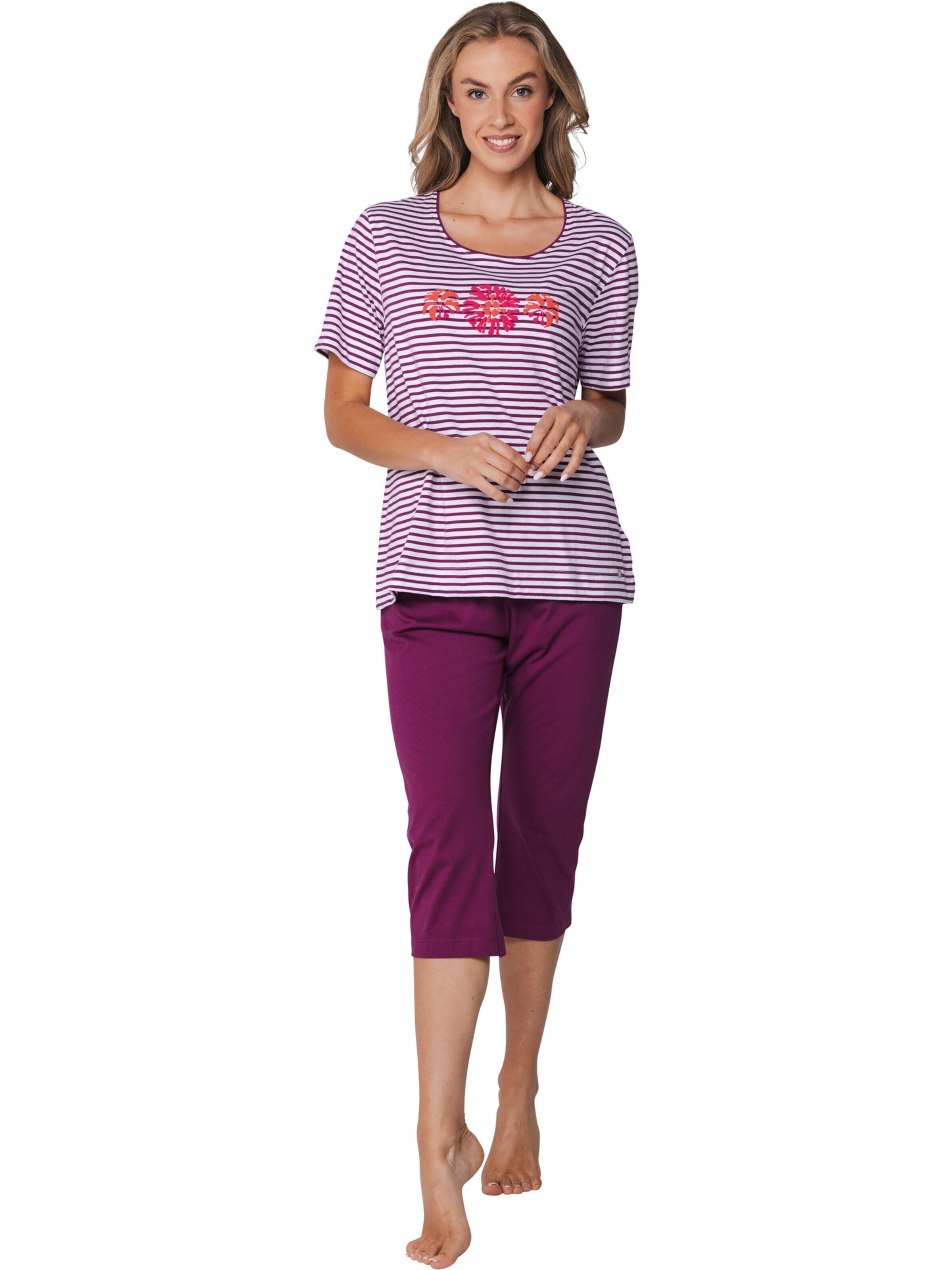 Pastunette Pyjama 'Pyjama'‌‌‌‌‌ in Lila: Vorderseite