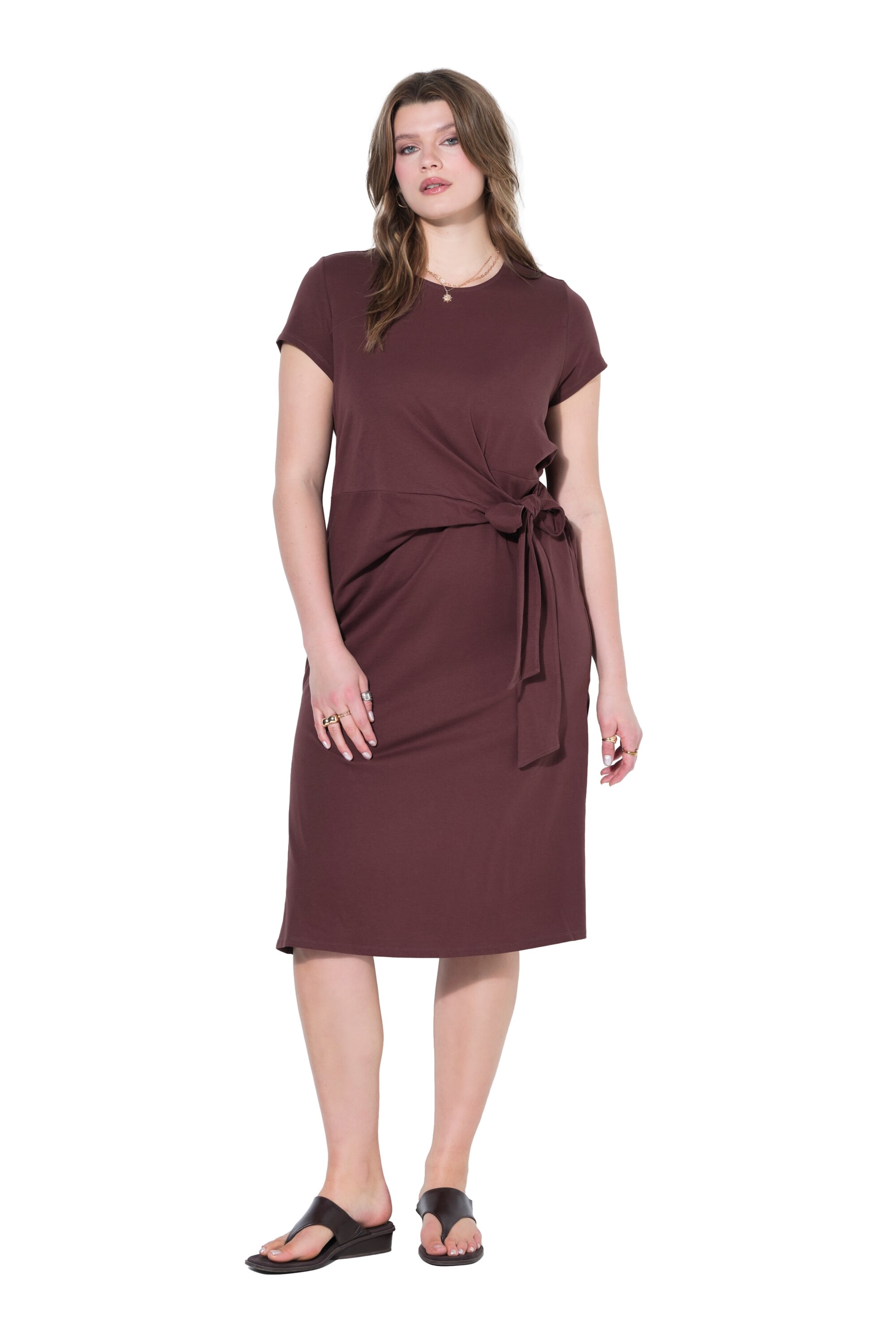 Studio Untold Kleid in Braun: Vorderseite