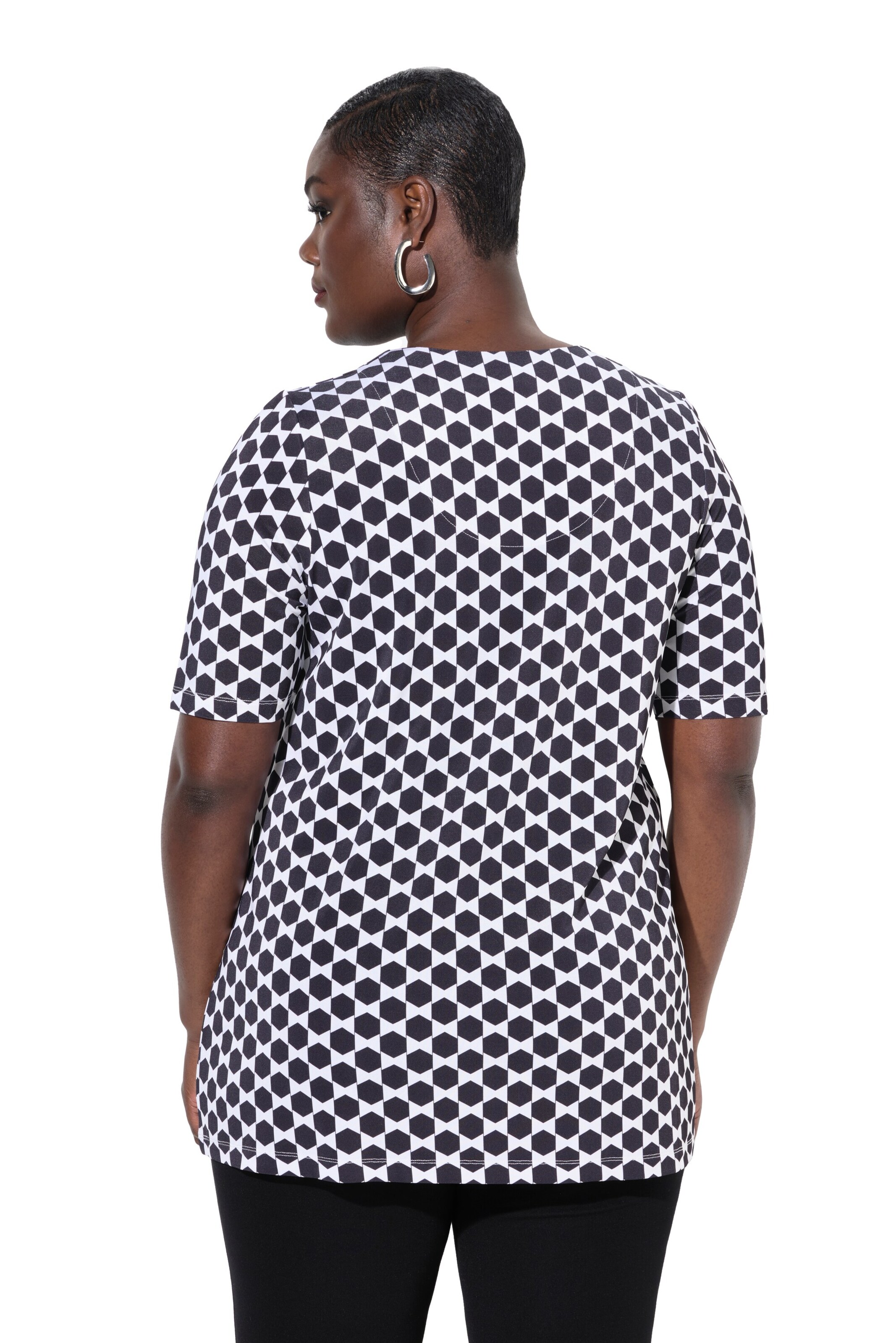 Ulla Popken Shirt in Zwart