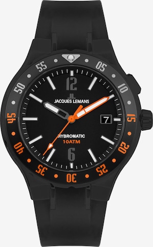 Jacques Lemans Analog Watch in Black: front