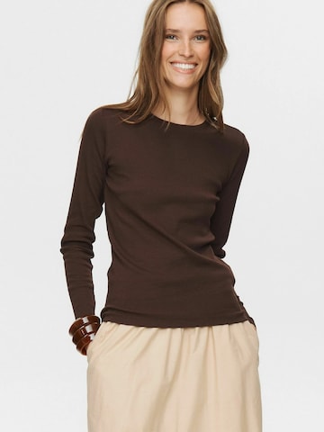 T-shirt 'Nuriley' NÜMPH en beige : devant