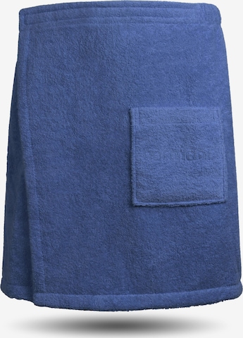 normani Badjas kort ' Mersin ' in Blauw: voorkant