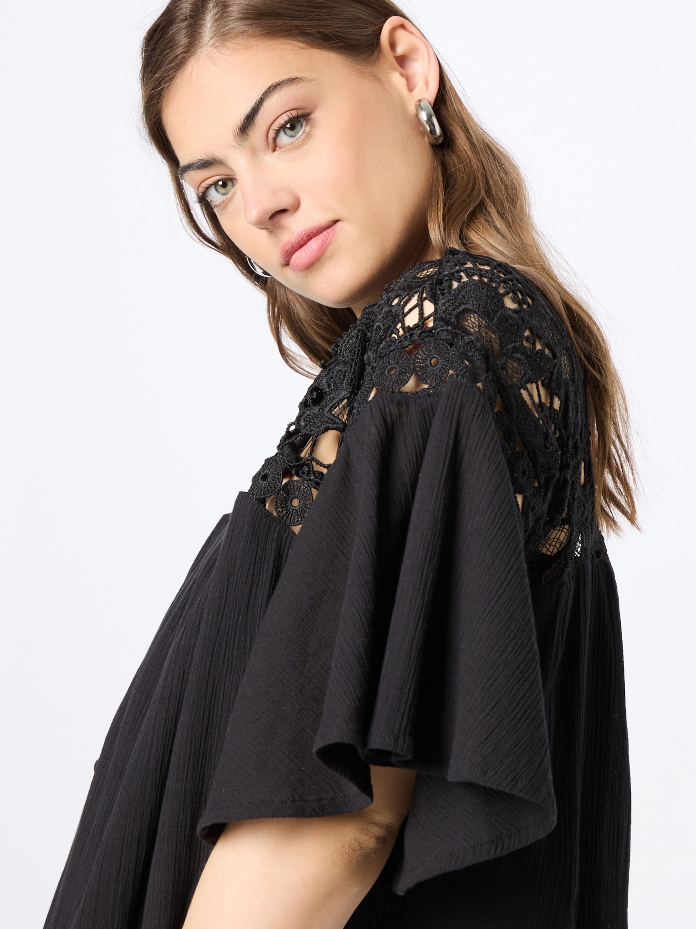 River Island Blousejurk QUINN in Zwart ABOUT YOU