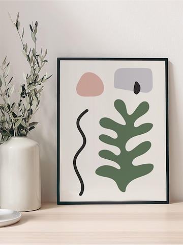 Liv Corday Image 'Pink and Green' in Black