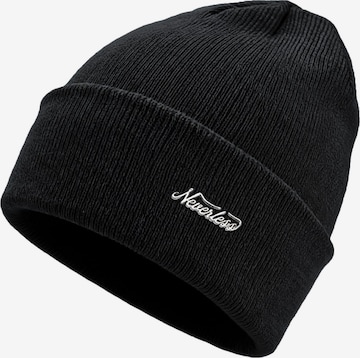 Neverless Mütze '36940' in Schwarz: Vorderseite