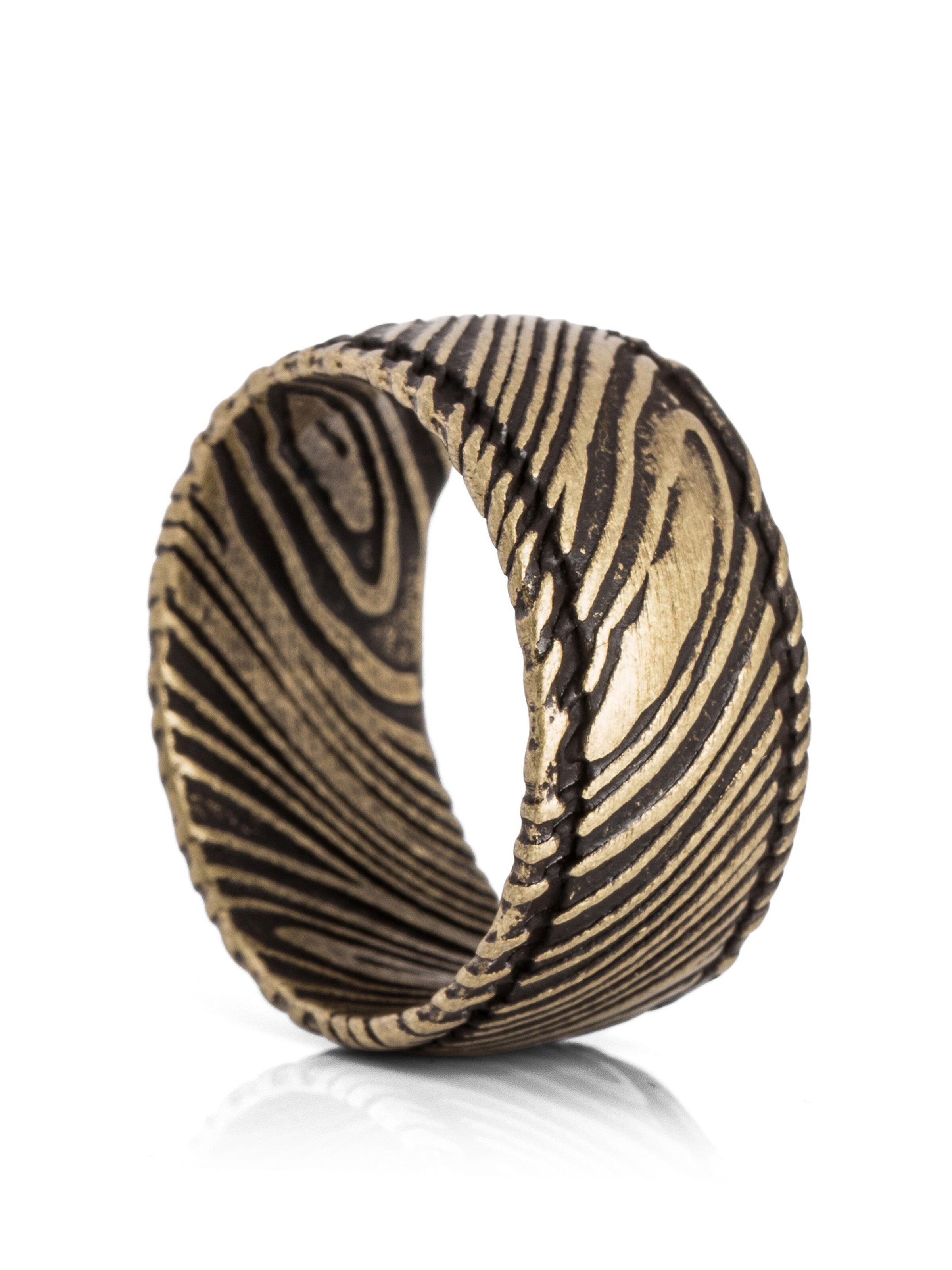 Akitsune Ring 'Orbis' in Brown: front