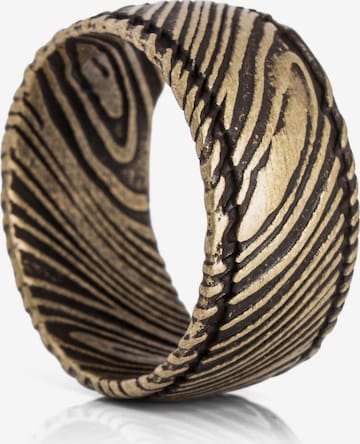 Akitsune Ring 'Orbis' in Brown: front