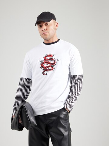 Karl Lagerfeld Bluser & t-shirts i hvid: forside