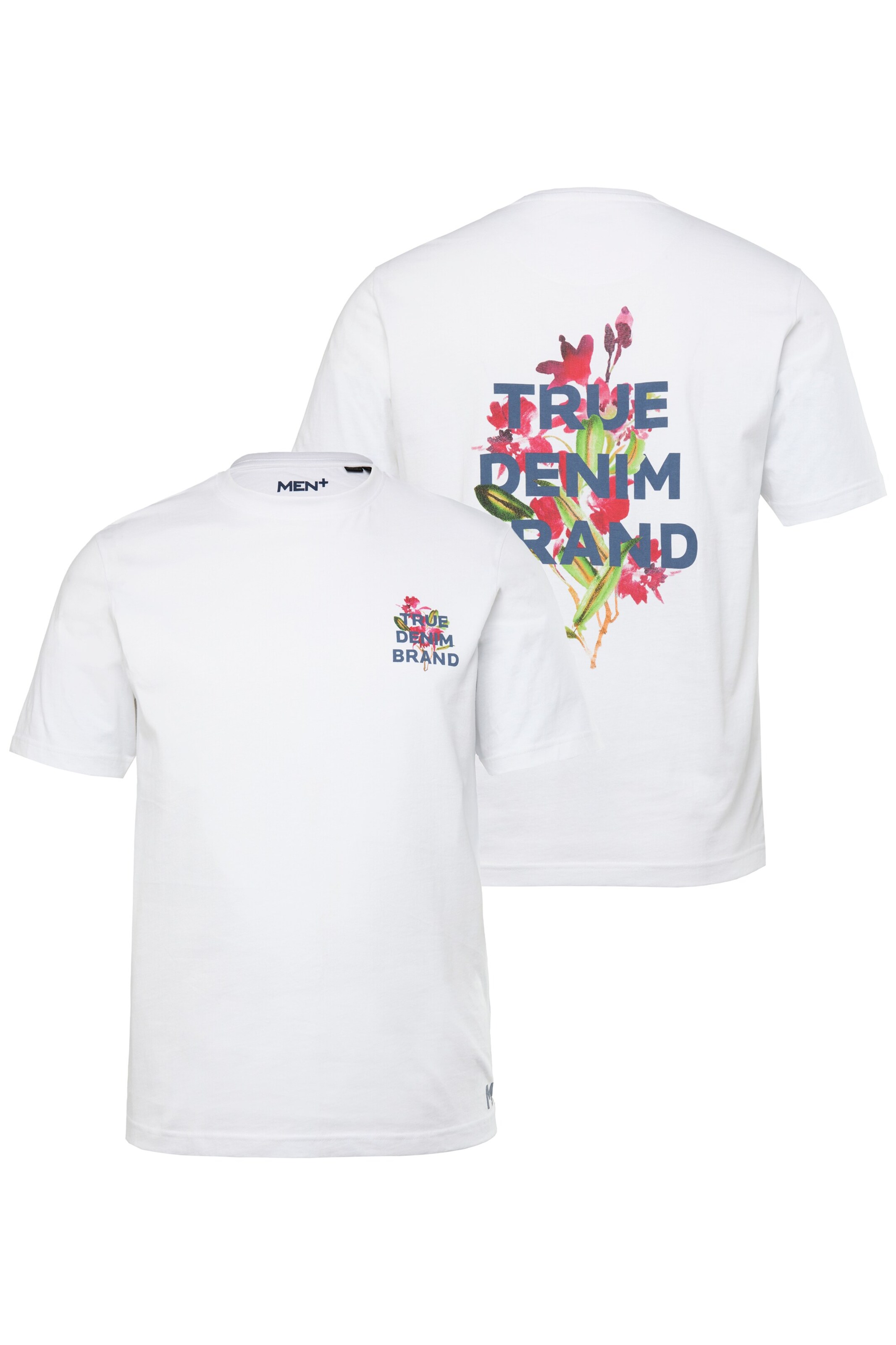 Men Plus Shirt in White