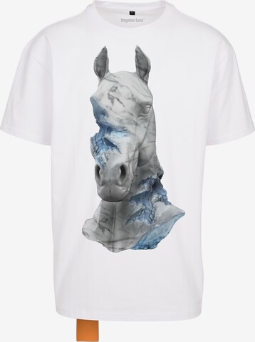 T-Shirt Forgotten Faces en blanc : devant