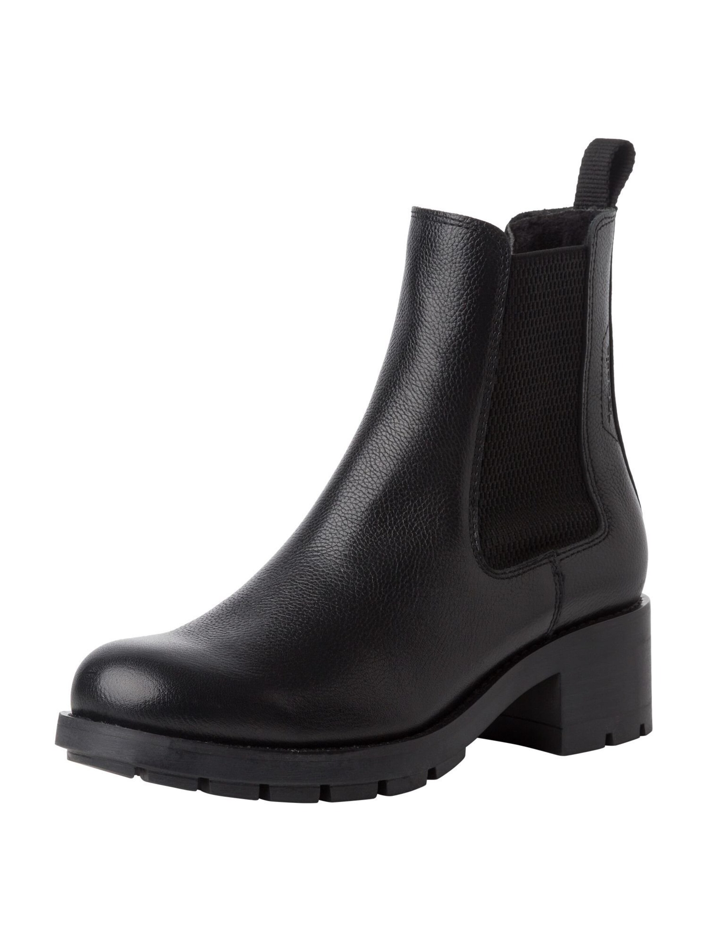 Tamaris Chelsea boots in Black: front
