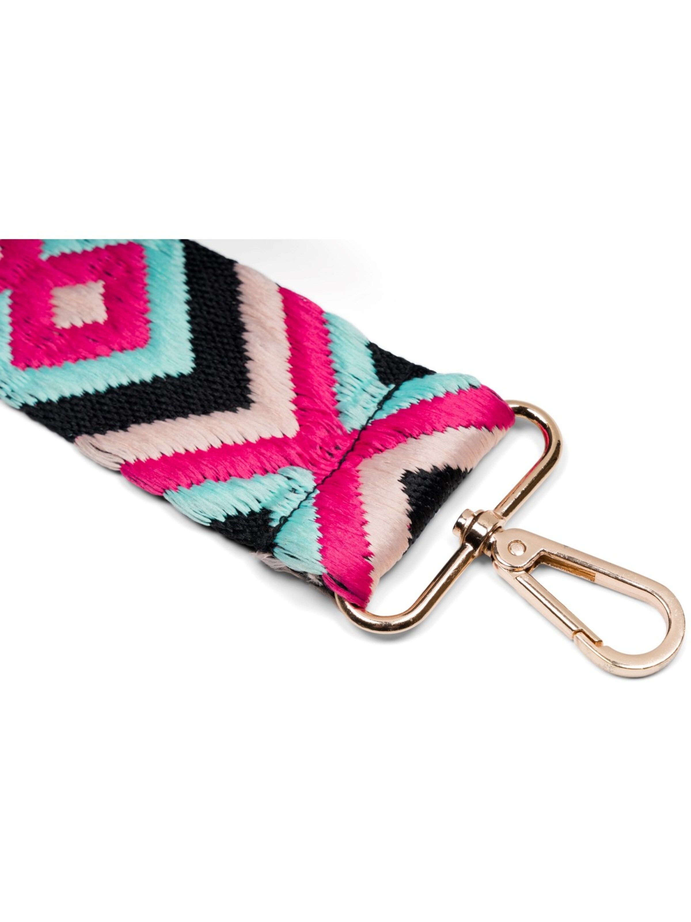 styleBREAKER Taschenzubehör 'Wechsel Taschengurt Ethno Muster bunt'‌‌‌ in Pink