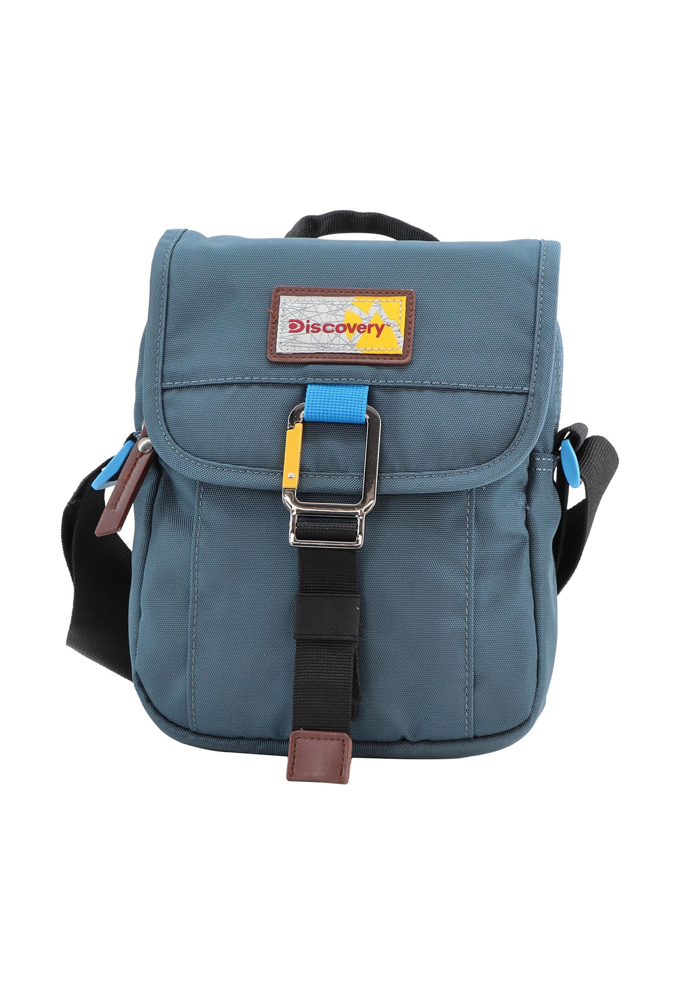 Discovery Schultertasche in Blau: Vorderseite