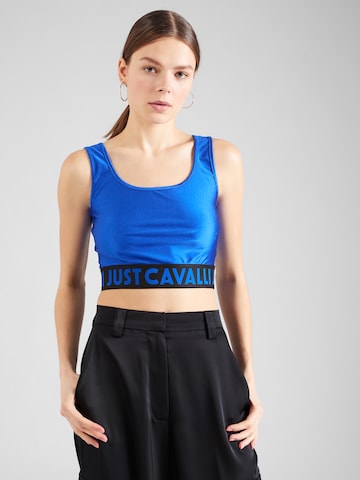 Just Cavalli - Top em azul: frente