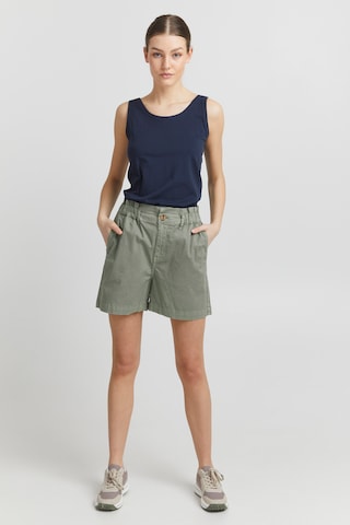 Oxmo Regular Pants 'Chai' in Green