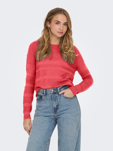 Pullover 'CAVIAR' di ONLY in rosso: frontale