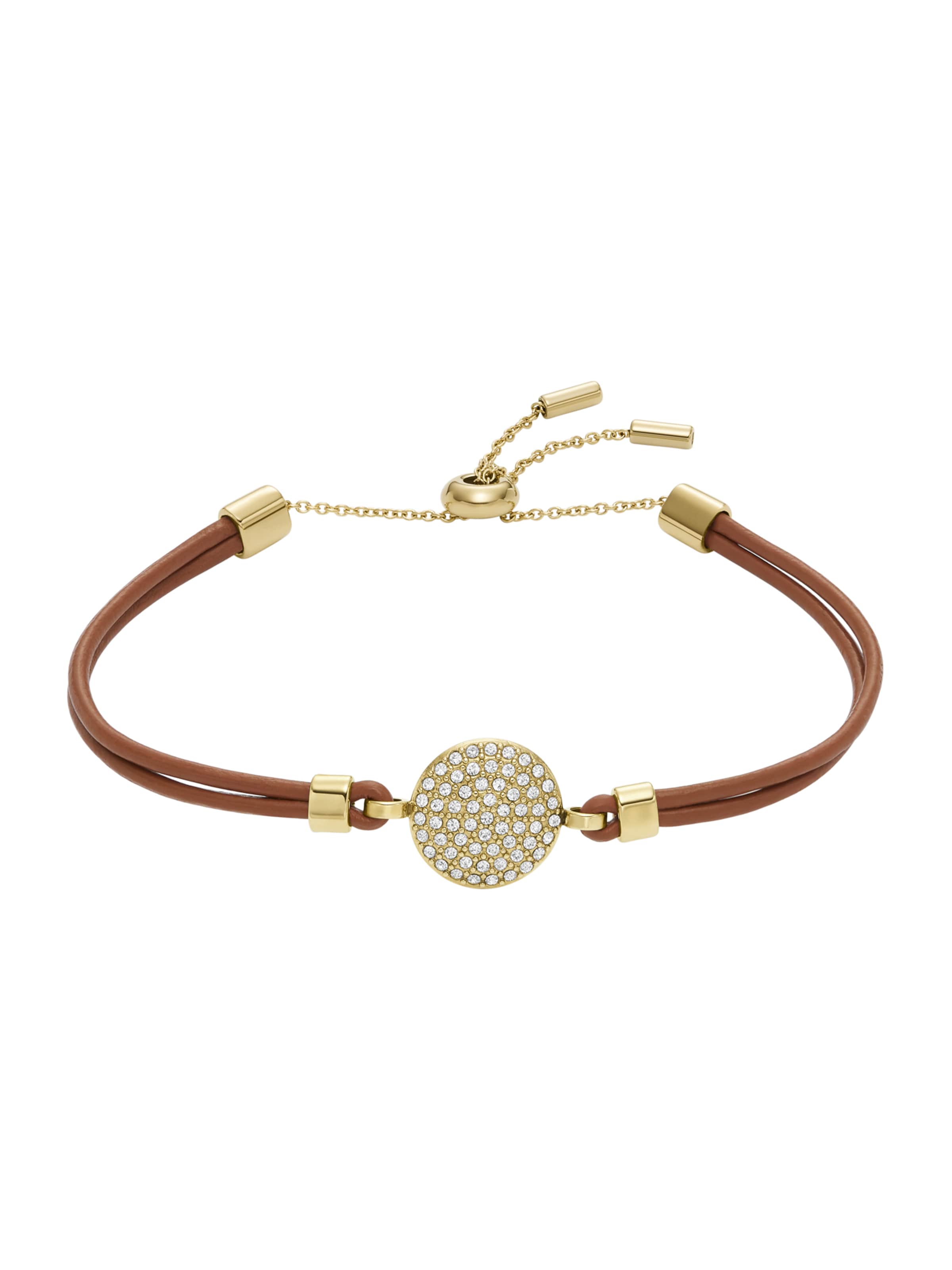 FOSSIL Armband 'Sadie' in Braun: Vorderseite