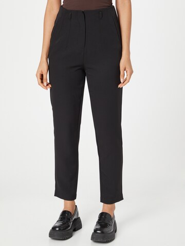 Coupe slim Pantalon 'Ronja' ABOUT YOU en noir : devant