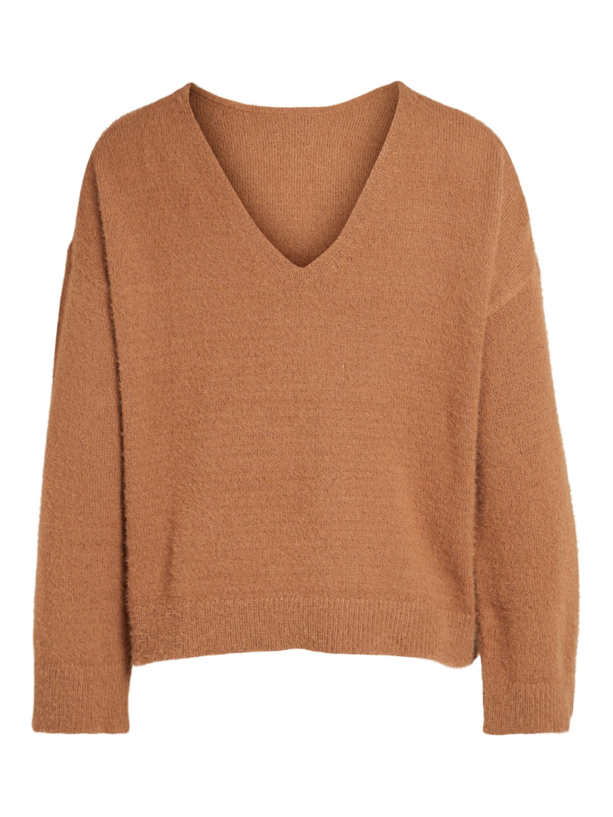 VILA Πουλόβερ 'Feami' σε καφέ: μπροστά