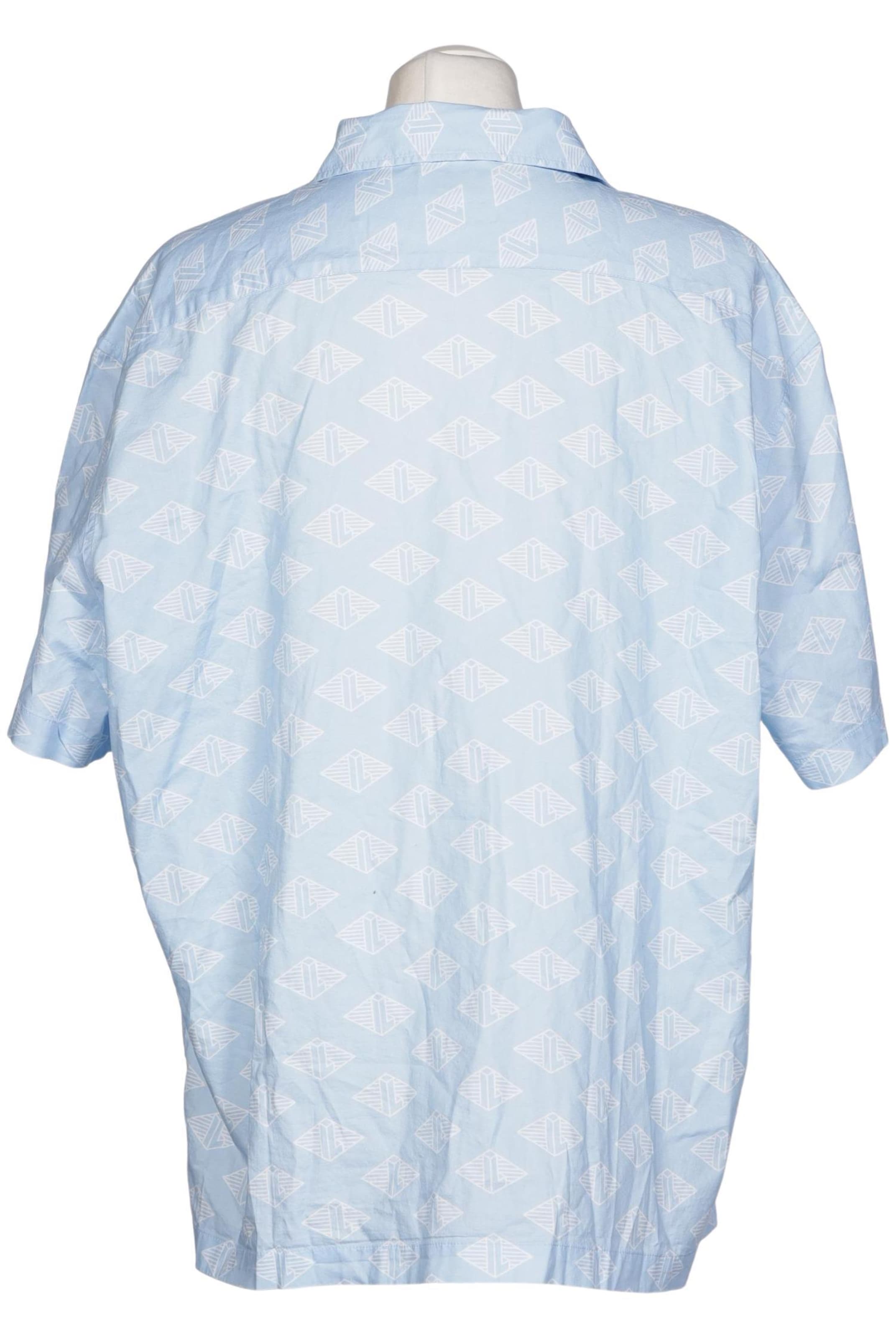 LACOSTE Button Up Shirt in XL in Blue