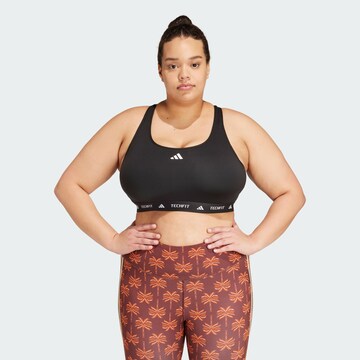 ADIDAS PERFORMANCE Bralette Sports bra in Black: front