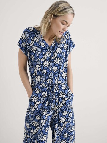 Combinaison 'Rose Trellis' Seasalt Cornwall en bleu