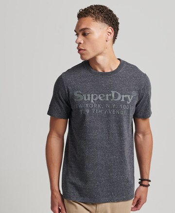 pelēks Superdry T-Krekls: no priekšpuses