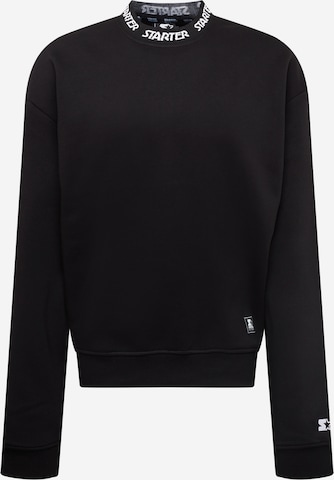 Sweat-shirt Starter Black Label en noir : devant