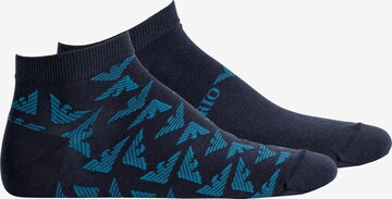 Emporio Armani Socks in Blue: front