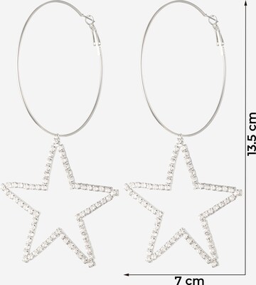 Boucles d'oreilles Nasty Gal en argent