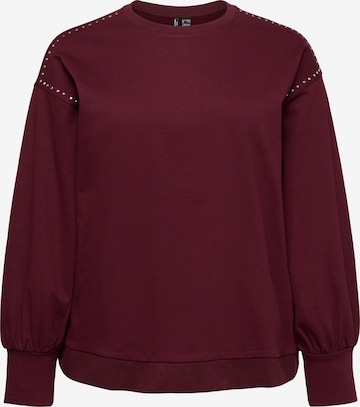 Felpa 'VMCBIRTHE' di Vero Moda Curve in rosso: frontale