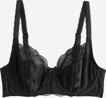 NextT-shirt Grudnjak - crna boja: prednji dio