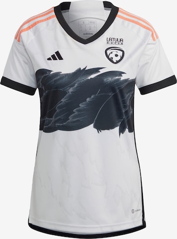 Maillot 'Lettland Frauenteam 23' ADIDAS PERFORMANCE en blanc : devant