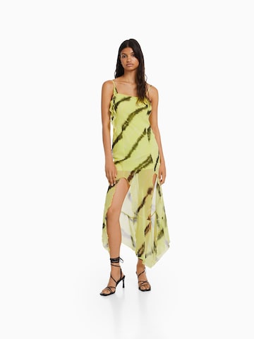 Bershka Letné šaty - Zelená