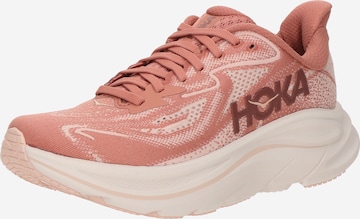 Chaussure de course 'CLIFTON 10' HOKA en rose : devant