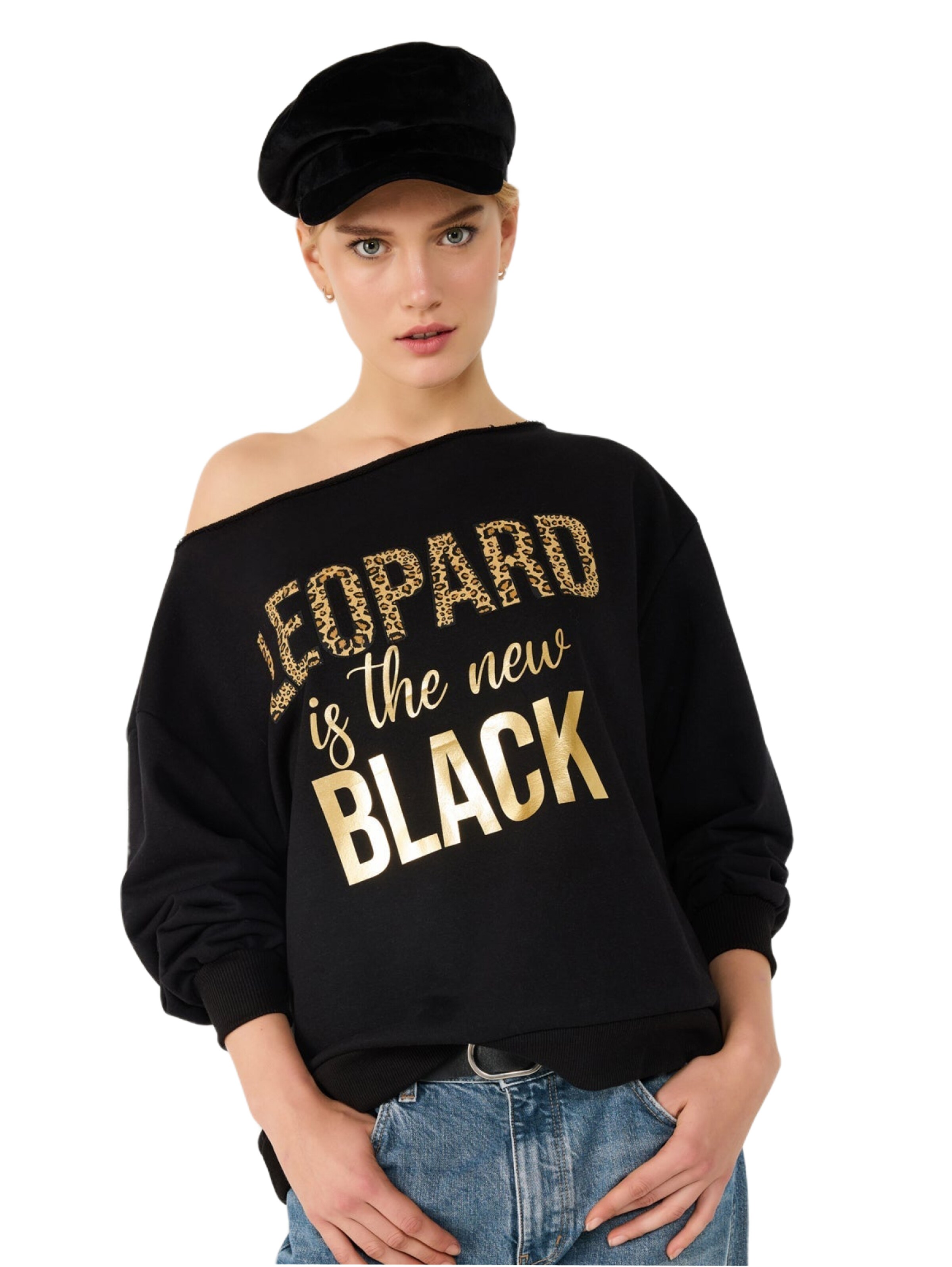 No Matter What Pullover in Schwarz: Vorderseite