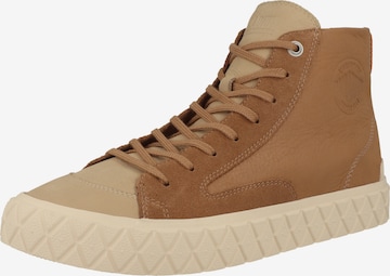 Baskets hautes 'Ace' Palladium en marron : devant
