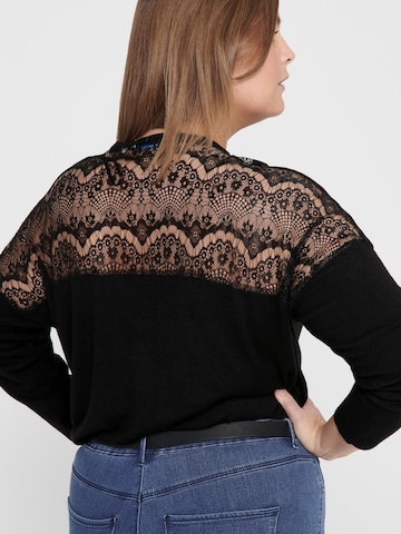 ONLY Carmakoma Knit Cardigan in Black