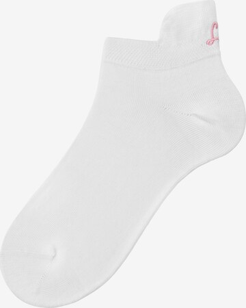 LASCANA Ponožky – bílá