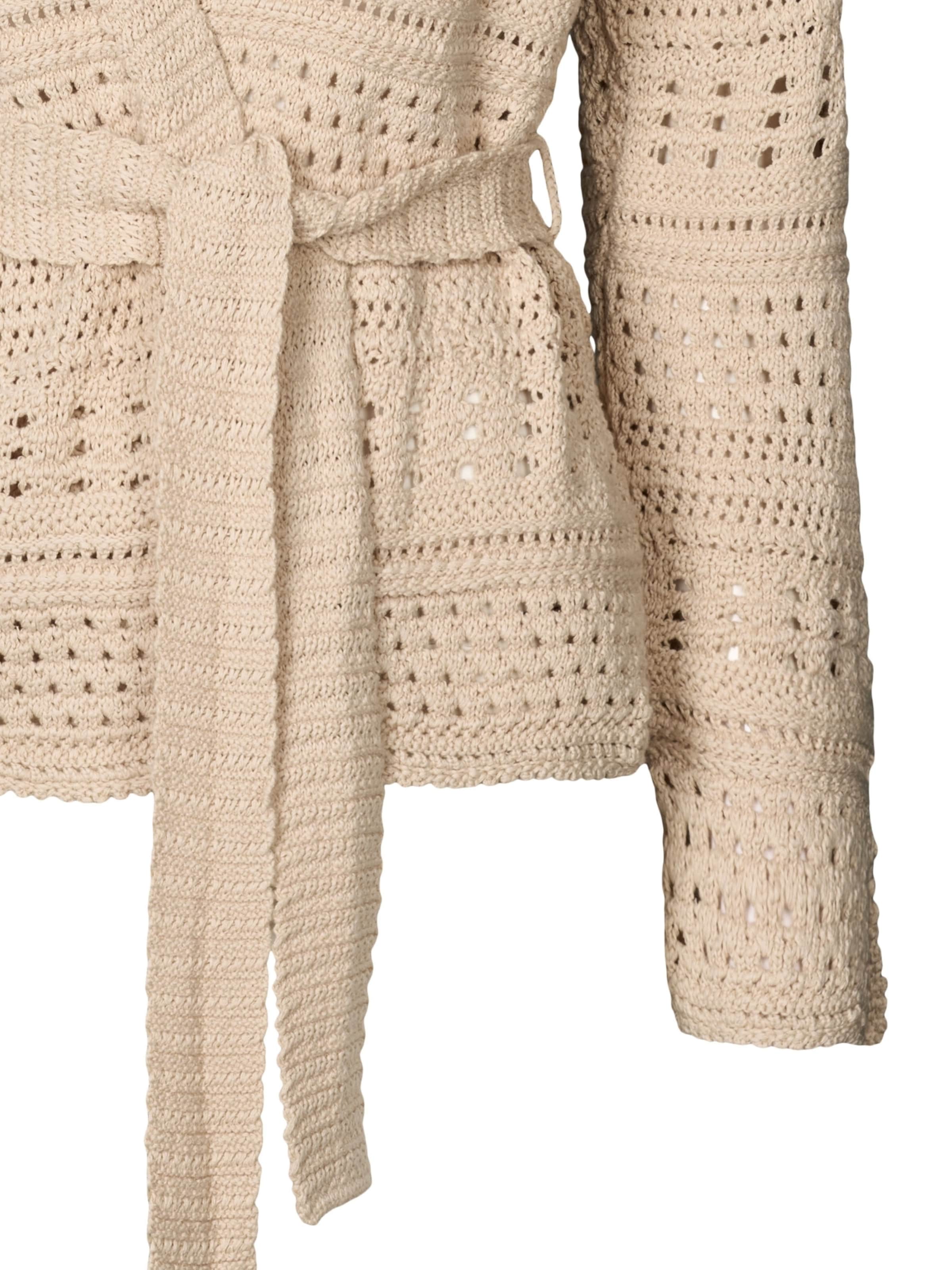 Odd Molly Cardigan ' Tie Me ' i beige