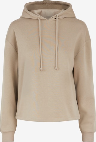 PIECES Sweatshirt 'Chilli' in Brown: front