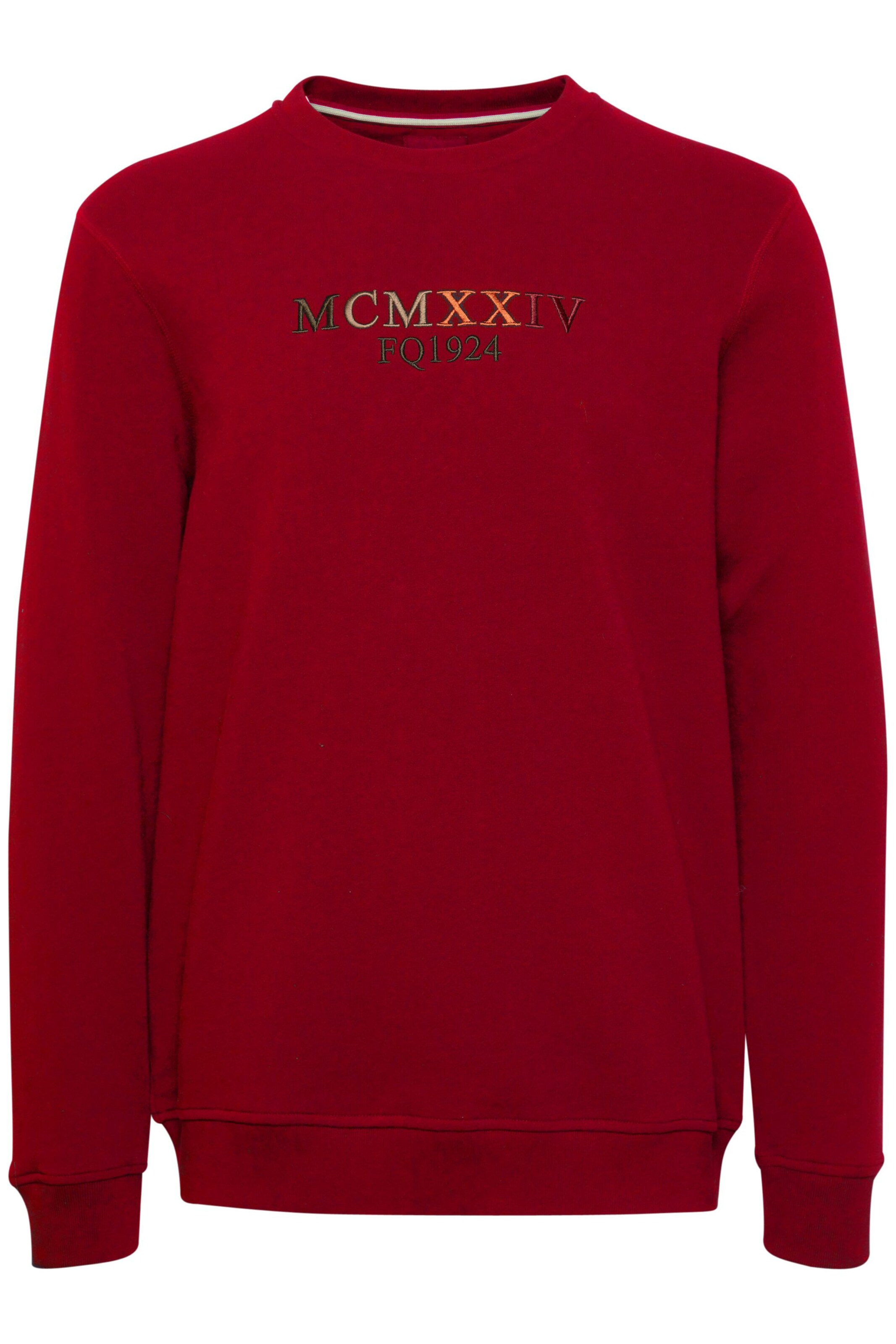 FQ1924 Sweatshirt in Rood: voorkant
